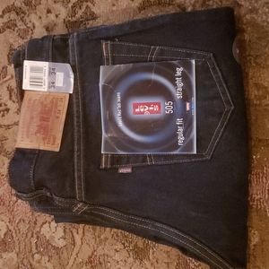 NWT Levi's men's 505 jeans size 34 x 34